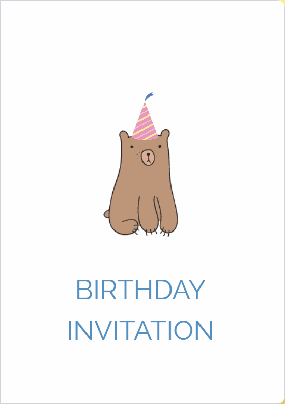 Adult Birthday Invitation Template - Elegant Birthday Card Maker Free Download