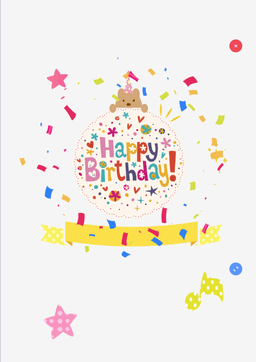 Modern minimalist birthday card design theme with clean lines, geometric shapes, and bold typography — stylish for all ages