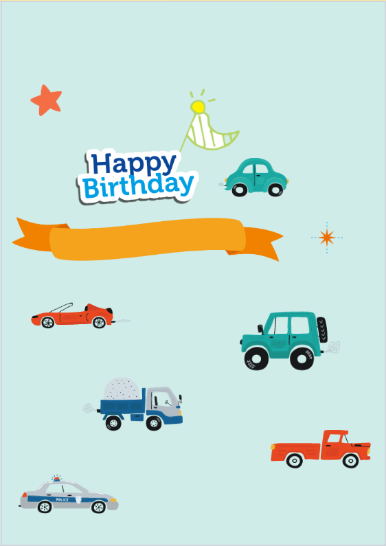 Vehicle Adventure Card